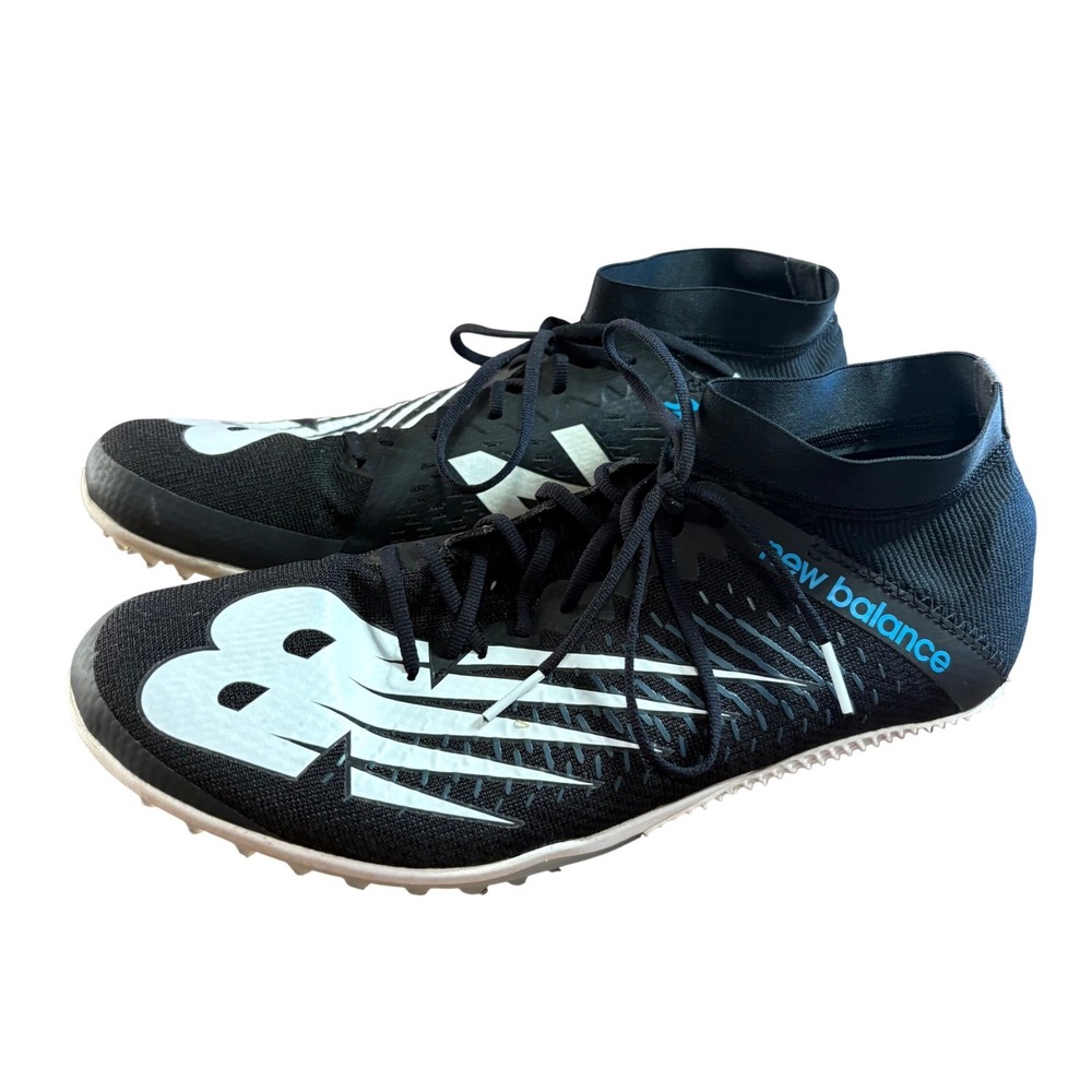 New Balance SD100 Track Spikes Mens Size 10 Black Sprint Racing Shoes USD100B3